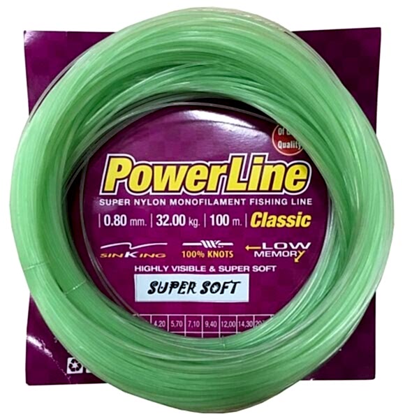 Powerline Classıc 100 m. Poşet Soft  Misina 0,60 mm