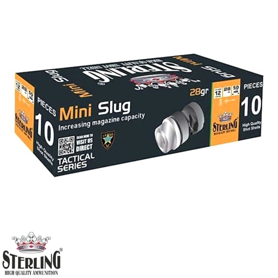 STERLING 12 Cal. Mini Slug Tek Kurşun Fişek