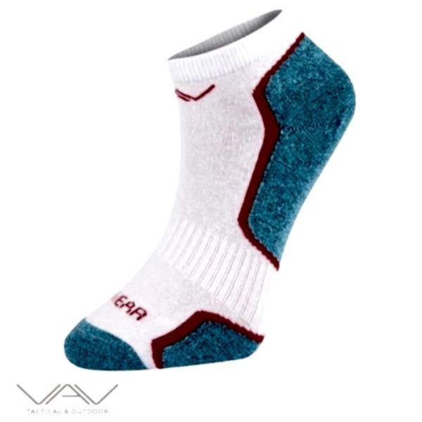 VAV Pod03 Fonk. Erkek Patik Çorap Mavi-Beyaz - 39-42