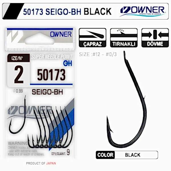 Owner 50173 Seigo-Bh Black İğne