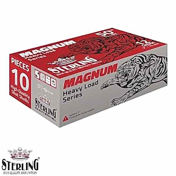 STERLING 12 Cal. Magnum 50 G. No: 4 Av Fişeği