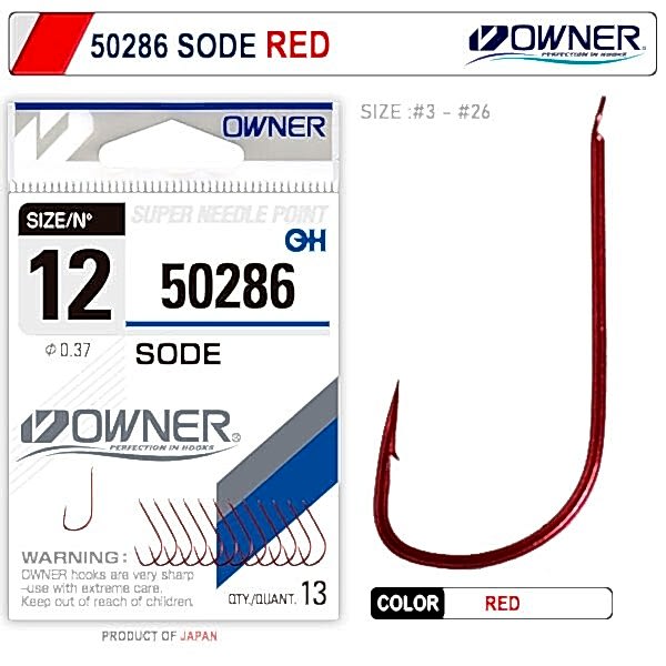Owner 50286 Sode Red İğne