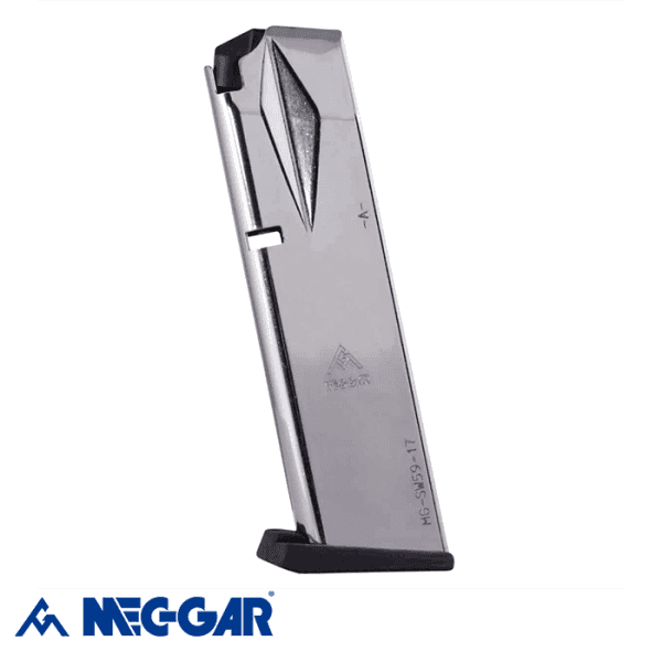 MEC-GAR S&W 5906 17 Rd Beyaz Tabanca Şarjörü