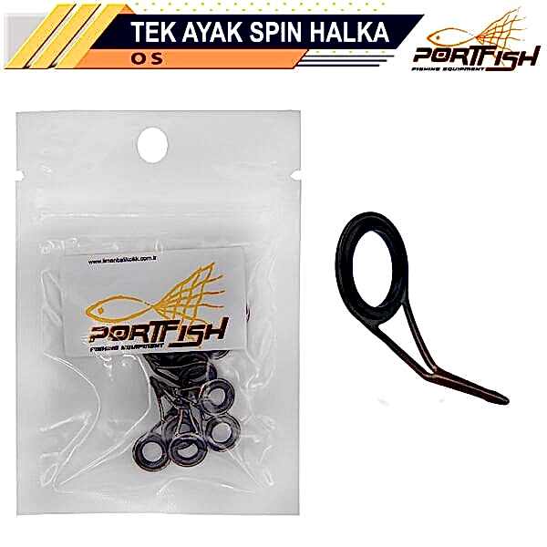 Portfish Paslanmaz Porselen Tek Ayak Spin Halka Seti