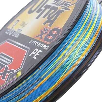 YGK X047 ULTRA 2 MAX PE WX8 150M 13KG 0.20 MULTICOLOR