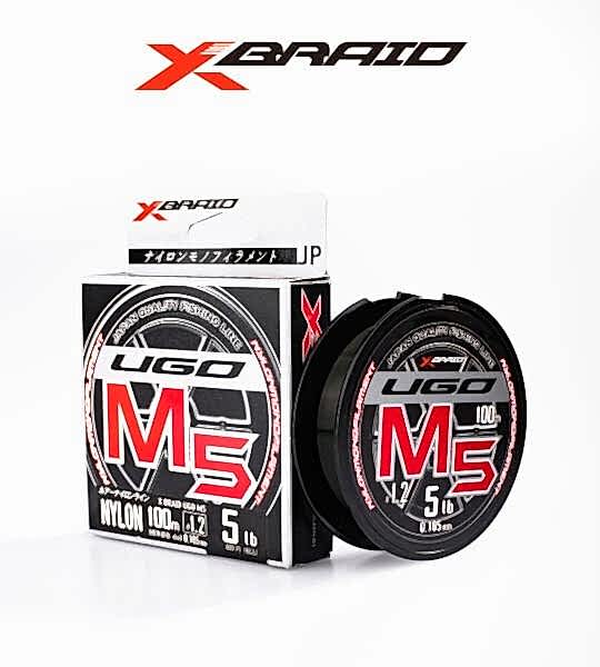 YGK X062 UGO M5 NYLON 100M 2.27KG 0.185