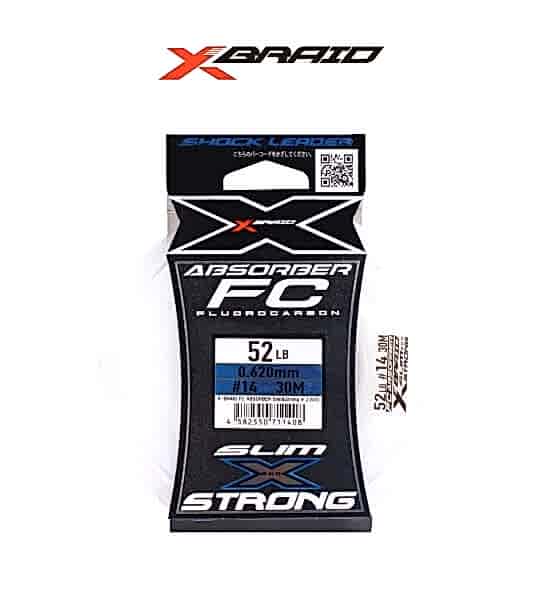 YGK X021 ABSORBER SLIM&STRONG FC 30M 24KG 0.62