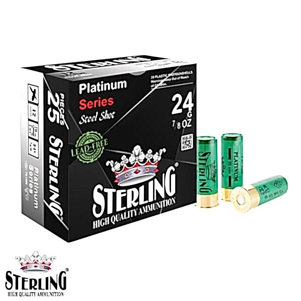STERLING 12 Cal. Platinum Steel 24 G. No:7 Fişek