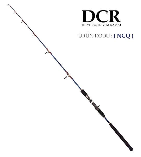 DCR PİRİ REİS TETİKLİ JIG VE CANLI YEM KAMIŞI 185 CM 150-350 LACİVERT
