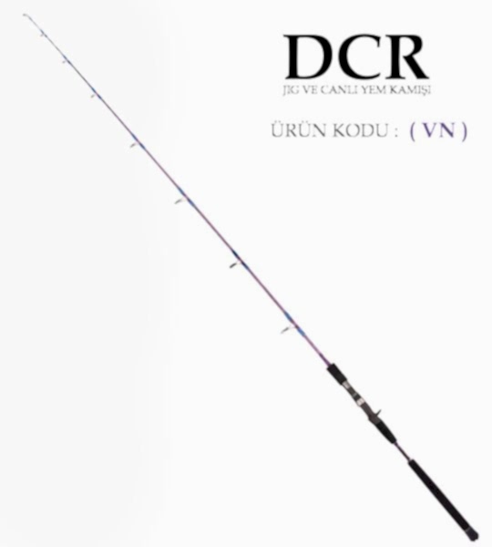 DCR PİRİ REİS TETİKLİ JIG VE CANLI YEM KAMIŞI 185 CM 150-350 MOR