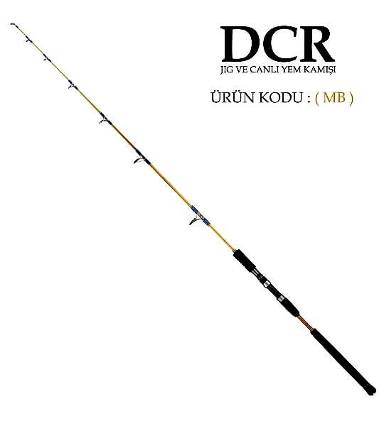 DCR PİRİ REİS JIG VE CANLI YEM KAMIŞI 185 CM 150-350 HARDAL