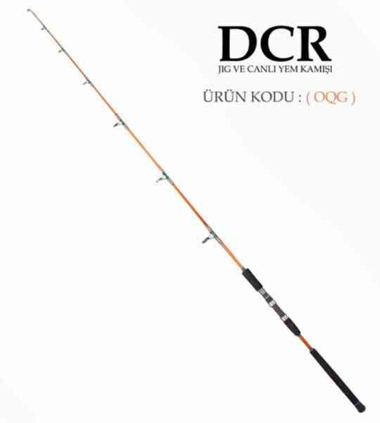 DCR PİRİ REİS JIG VE CANLI YEM KAMIŞI 185 CM 150-350 TURUNCU