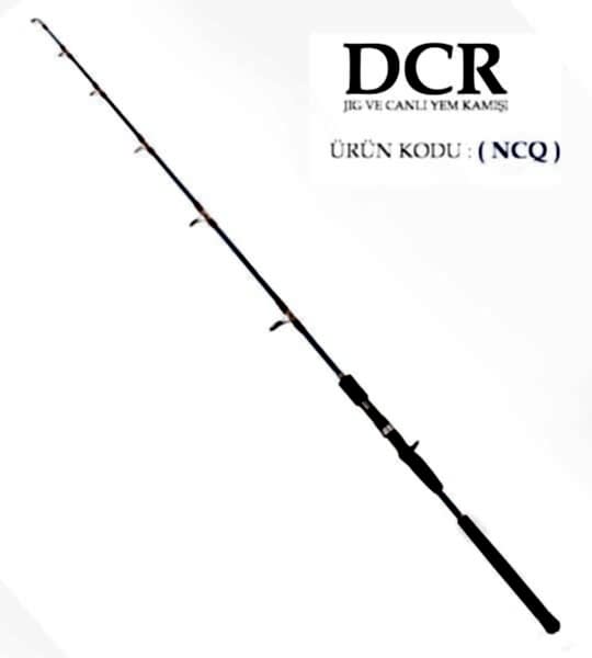 DCR HİLAL TETİKLİ JIG VE CANLI YEM KAMIŞI 185 CM 100-300 LACİVERT