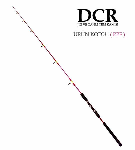 DCR HİLAL JIG VE CANLI YEM KAMIŞI 185 CM 100-300 PEMBE
