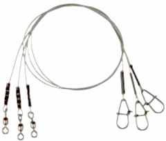 Savage gear Carbon49 Trace 40 cm 0.60 mm 16 kg Swivel/Needle Snap 3 Adet