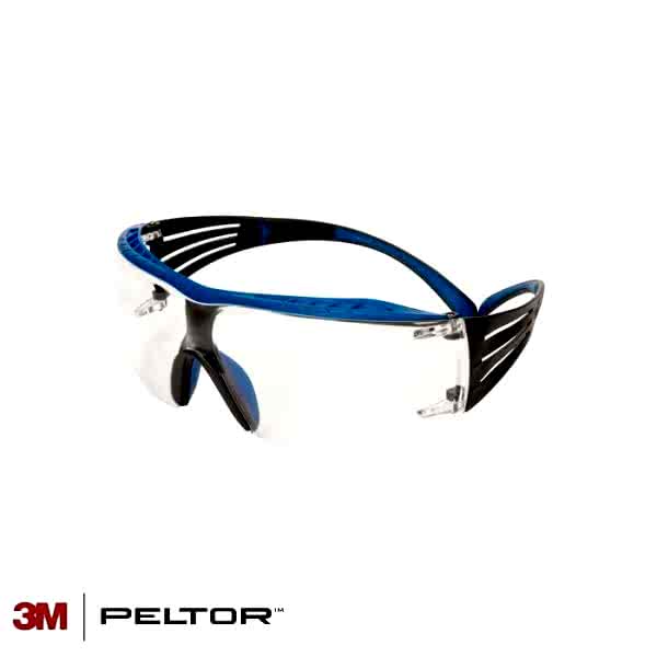 PELTOR 3M Securefit 400 Blu Şeffaf Atış Gözlüğü