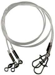 Savage gear Regenerator Trace 100 cm 0.85 mm 20 kg Swivel/Needle Snap 3 Adet