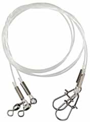 Savage gear Regenerator Trace 50 cm 1.0 mm 25 kg Swivel/Needle Snap 3 Adet