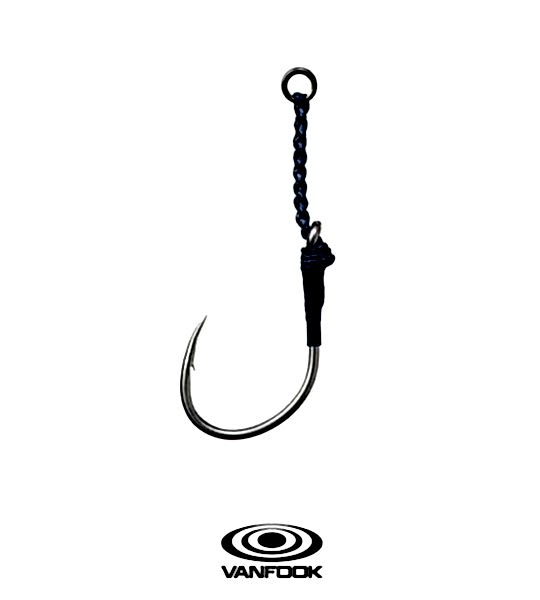VANFOOK GS-70 JIGEN GRIPPY 4-BRAID ASSIST 2P #4/0