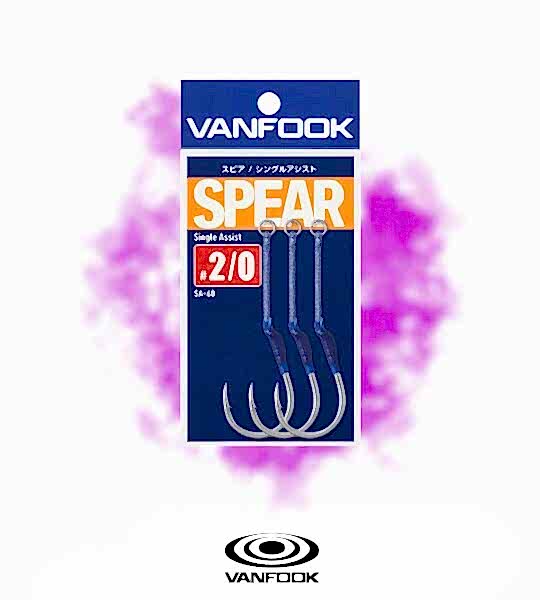 VANFOOK SA-60 SPEAR SINGLE ASSIST 3P #2/0