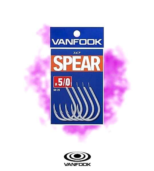 VANFOOK SH-20 SPEAR SILVER 5P #5/0