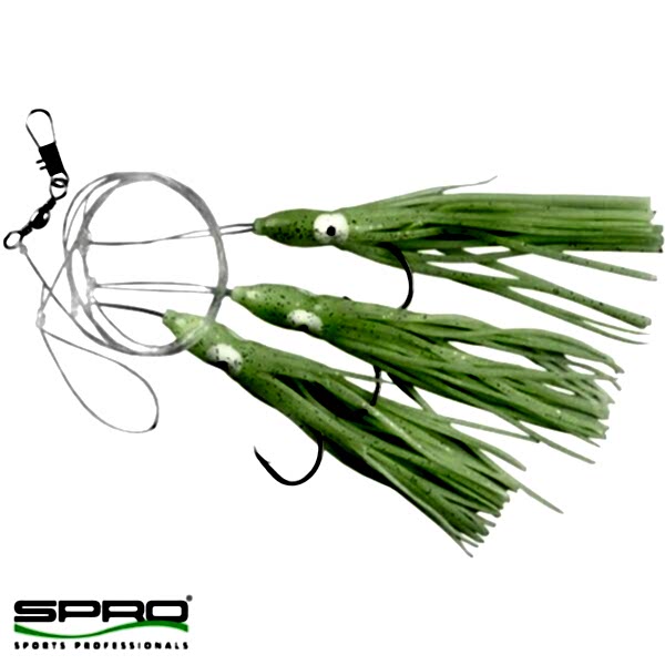 T.SPRO Octopus Rig Fluo 3 İğneli Köstek #6/0