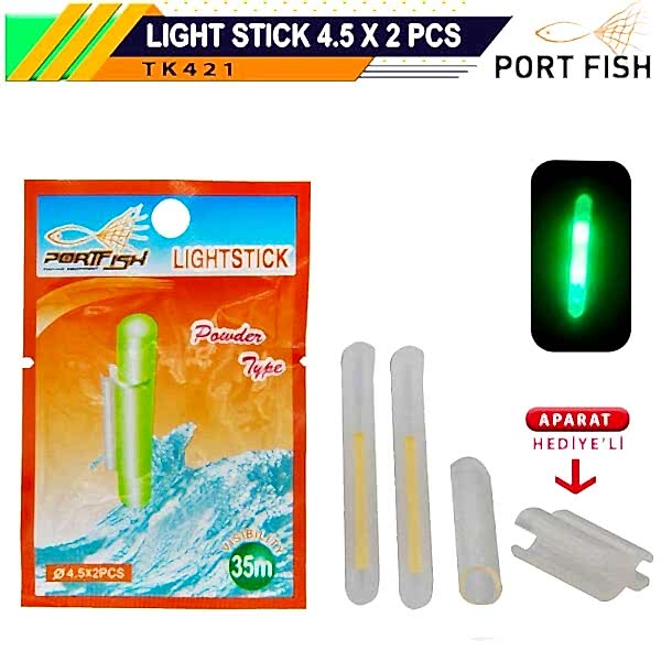 Portfish Fosfor 4.5x39 Çiftli Aparat Hediyel 50 Adetlii