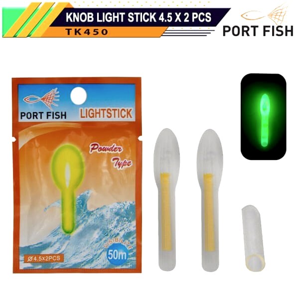 Portfish Fosfor Topuz Kafa Çiftli (4.5x3.7) 50 Adetli