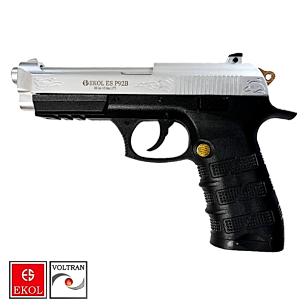 EKOL S P92 B Polimer Beyaz Altın Havalı Tab Blwbck