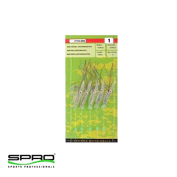 T.SPRO Mackerel Shrimp 5 İğneli Köstek #1