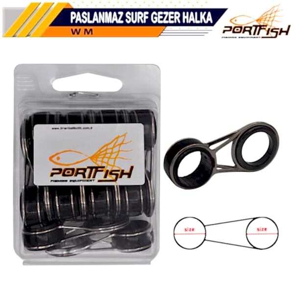 Portfish  Paslanmaz Porselen Surf Gezer Halka