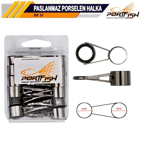 Portfish Paslanmaz Porselen Halka