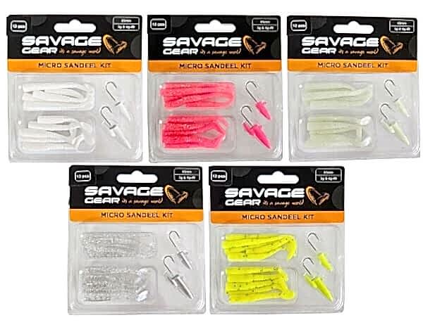 Savage gear Lrf Micro Sandeel Kit 12 Adet(1+1.5+5) Sahte Balık