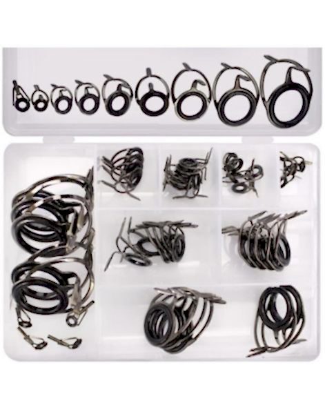 Captain Spin Kamış Halka Seti İki Ayaklı Porselen 45'li Kutu 6-8-10-12-16-20-25-30mm