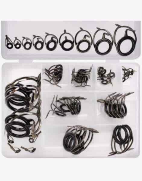 Captain Spin Kamış Halka Seti İki Ayaklı Porselen 55'li Kutu 6-8-10-12-16-20-25-30mm