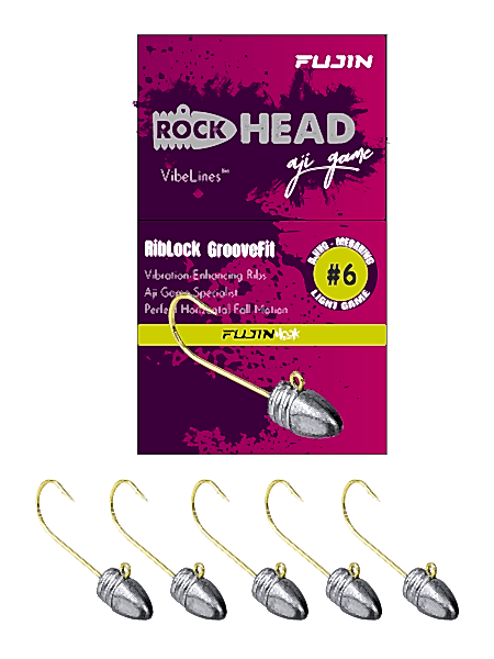 Fujin Rock-Head 6no Aji Game Jighead