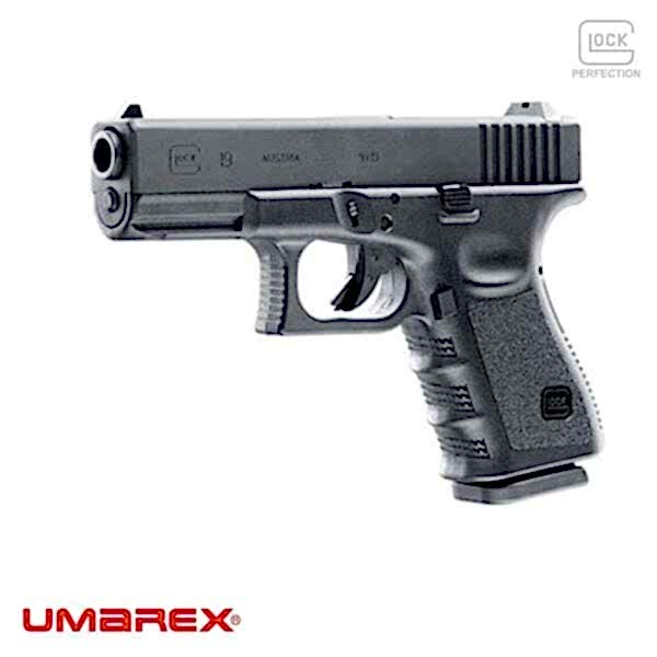 UMAREX Glock 19 Airsoft Tabanca - Gas, B.Back
