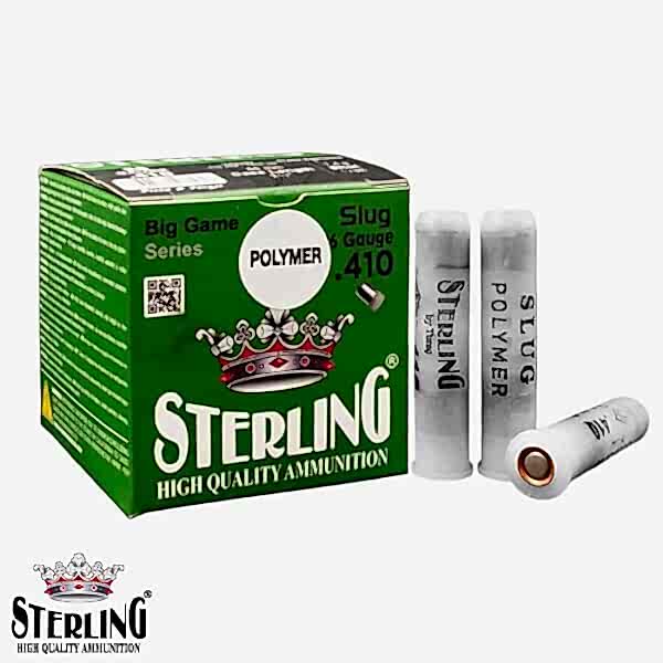 STERLING 36 Cal.POLYMER Slug Tek Kurşun Av Fişeği