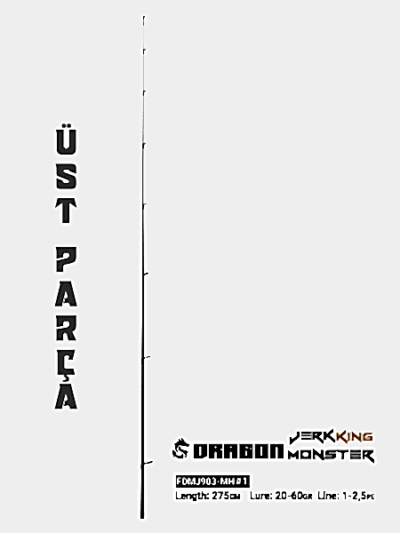Fujin Dragon Monster 275cm 20-60gr Üst Parça