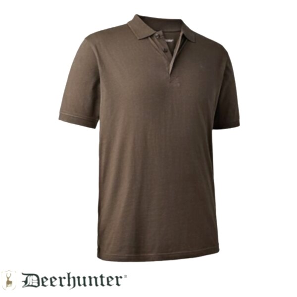 T. DEERHUNTER Christian Polo Haki Tişört XL