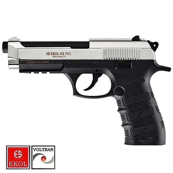 EKOL S P92 Polimer P. Beyaz Havalı Tabanca