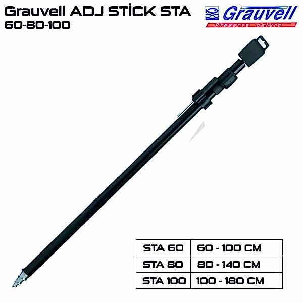 Grauvell ADJ STİCK STA 60-80-100 cm Alüminyum Kamış Ayak