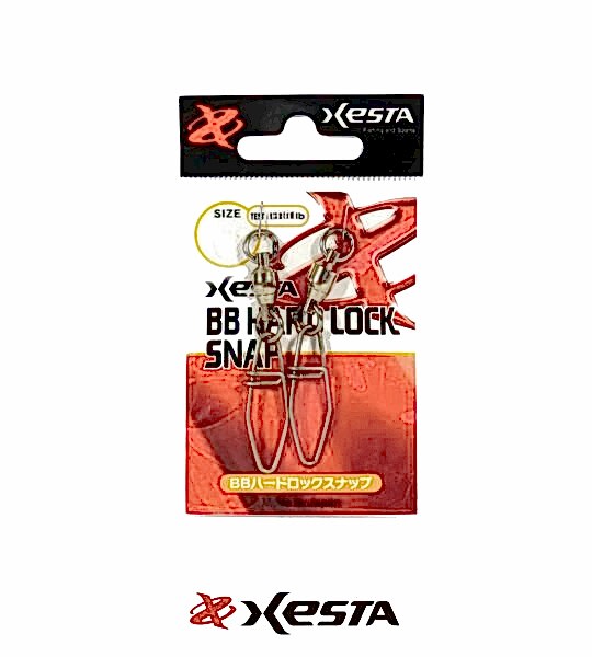 XESTA BB HARD LOCK SNAP KG #1 2P
