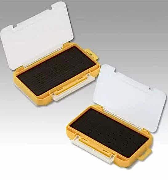 Meiho Run Gun Case 1010W-2 Çift Taraflı Evalı LRF Kutusu - Balıkçılık Malzemesi Organizer Sarı