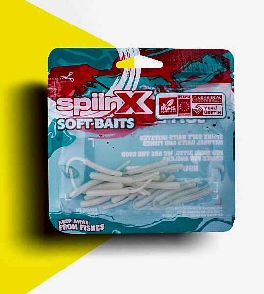 SPIINX BABY FISH SİLİKON 4.5CM 18P GLOW PEARL WHITE