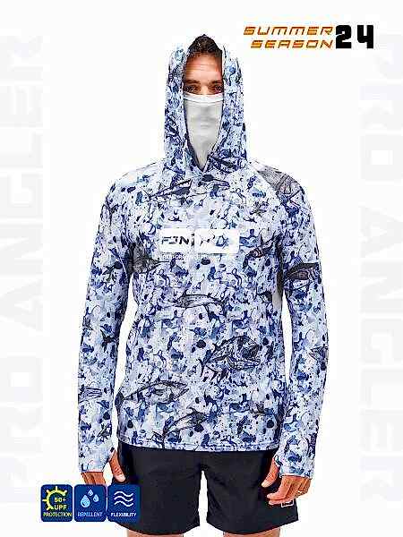 Fujin Pro Angler S24 Buff&Hoodie Black Fish