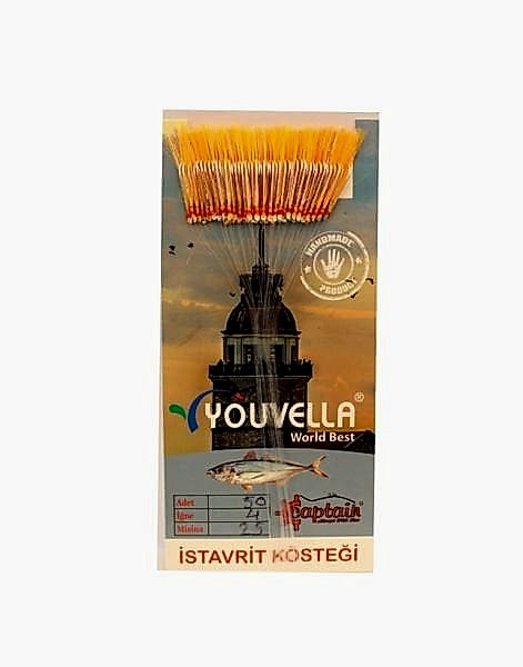 Çinekop Kösteği UV-GLOW Simli Youvella Kartonda 50 İğne 0.25mm Köstek