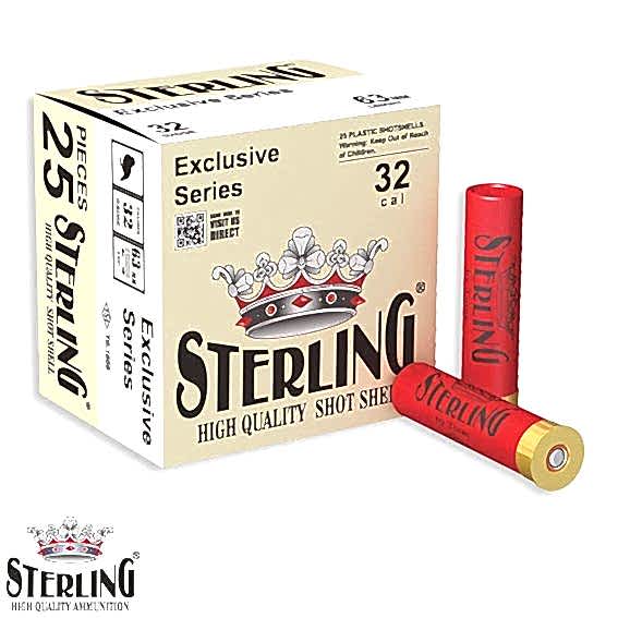 STERLING 32 Cal. 14 G. No: 3 Av Fişeği