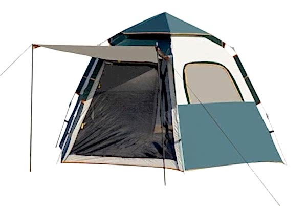 DFT 4 Kişilik Oto.Çadır 2,1x2,1x1,5 cm -Yeşil-Bej